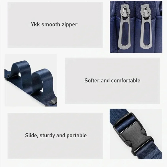 ZORFIN WOMENS BELT/CROSSBODY BAG IN BLUE - Picture 6 of 16